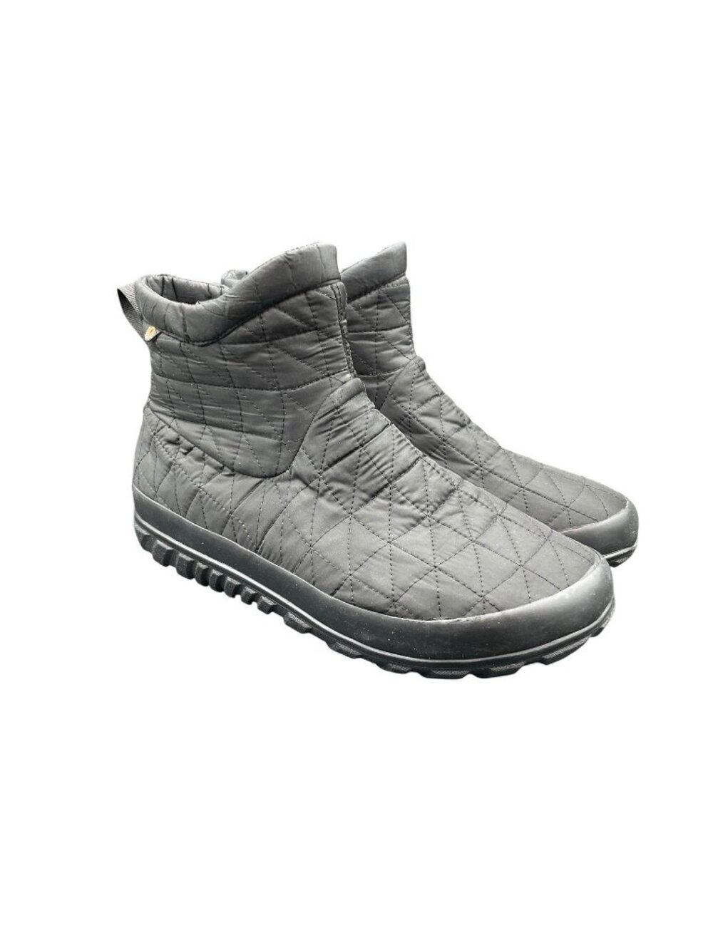 Bogs Snowday II Short Boots Womens 10 Black Shoes Pull On Winter Snow Zipper